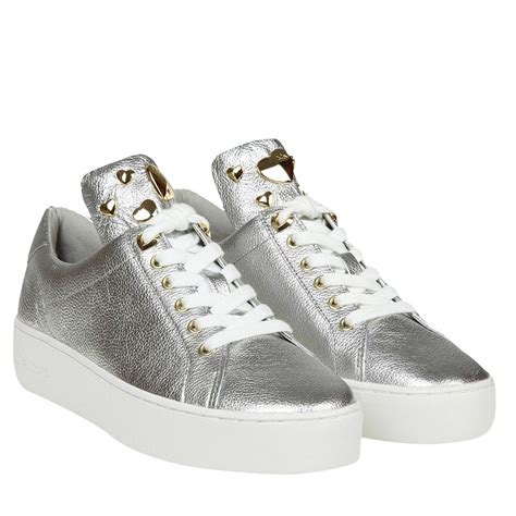 michael kors zilver sneakers|Michael Kors silver sneakers women.